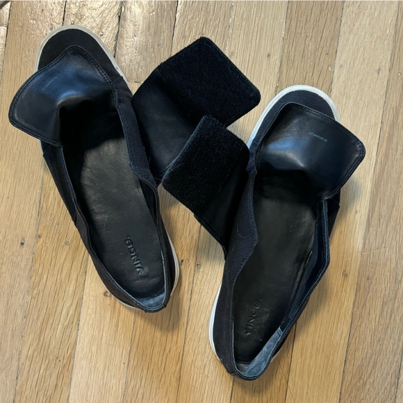 Vince Blair Velcro Sneakers in Black - Picture 7 of 8